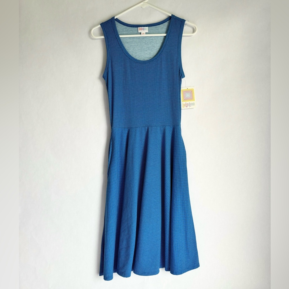 Blue Sleeveless Dress